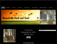 Tablet Screenshot of moundvillefeedandseed.com